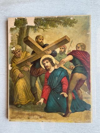Láminas antiguas Vía Crucis