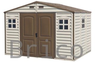 Caseta PVC Woodside 239x324x233 cm - Duramax