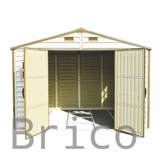 Caseta PVC Woodside 239x324x233 cm - Duramax