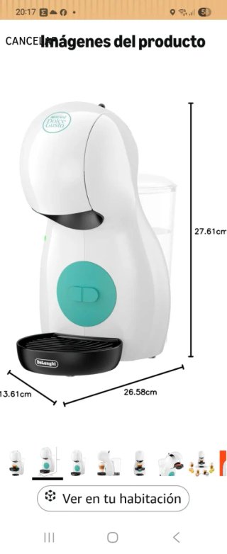 Cafetera Dolce Gusto Blanca
