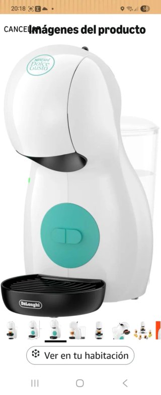 Cafetera Dolce Gusto Blanca