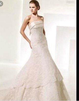 Vestido de Novia Pronovias Blanco roto