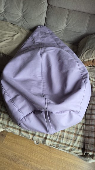 Puff pera Happers XL lavanda 130x75cm