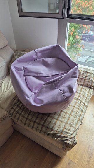 Puff pera Happers XL lavanda 130x75cm