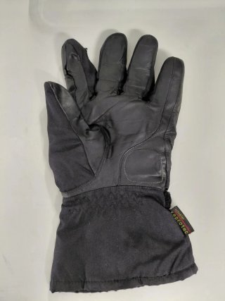 Guantes Moto Cuero Negro Talla L