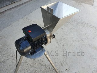 Molino Aceituna 2250W - 3Hp - 500 Kg/h PR 30
