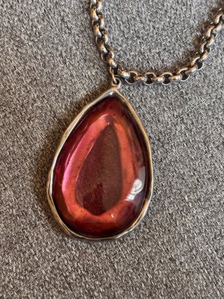 Collar Plata UNOde50 con Colgante Rosa