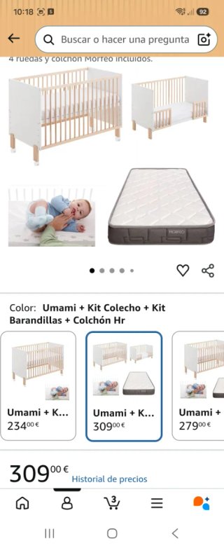 Cuna de madera Umami