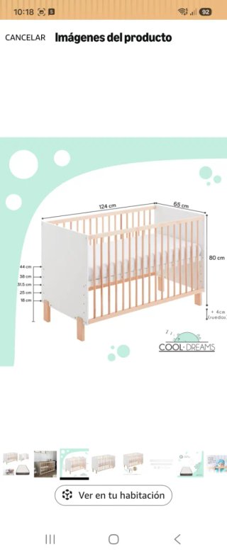 Cuna de madera Umami