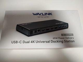 Base WAVLINK USB-C Dual 4K 65W PD