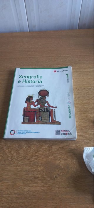 Libro de texto Xeografía e Historia 1°ESO
