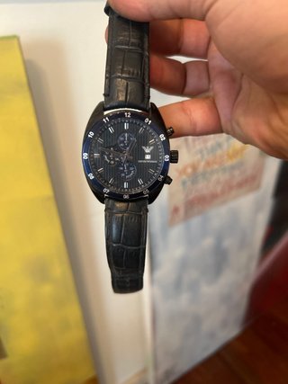 Reloj Emporio Armani Negro y Azul