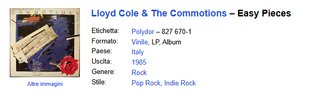 Lloyd Cole & The Commotions - Easy Pieces - Vinile