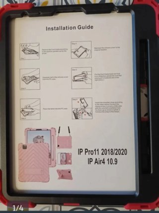 Funda Protectora iPad Pro 11 / Air 4  10.9. roja