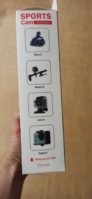 Cámara Deportiva HD Sumergible 30M