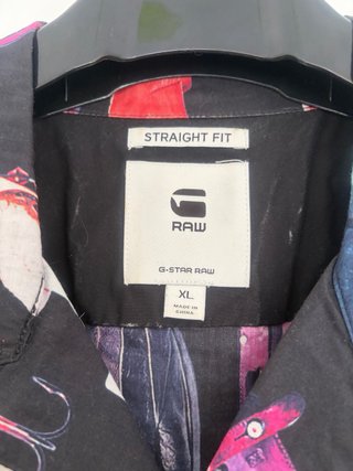 Camisa G-Star RAW XL Estampada Manga Corta