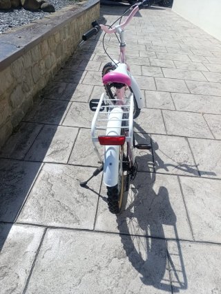 Bicicleta niña WST rosa