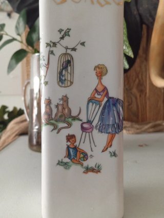 Bottiglia da Cognac Vintage in Ceramica Anni '60-'70