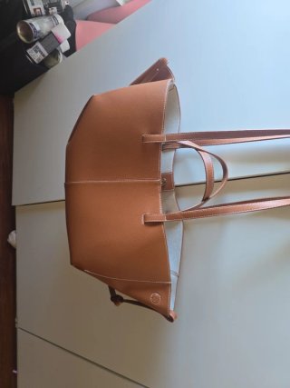 Bolso Tote Polè Cyme Marrón