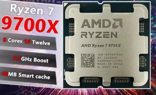 Ryzen 7 9700x + Placa B850+ caja+ disipación fuent