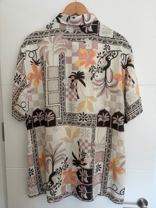 Camisa Guess Manga Corta Talla XXL Estampada