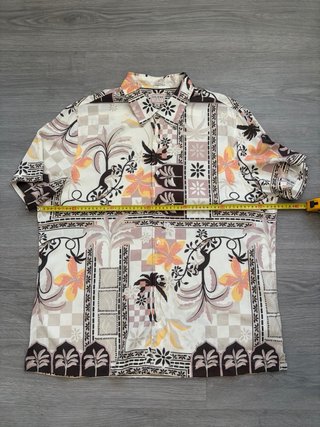 Camisa Guess Manga Corta Talla XXL Estampada