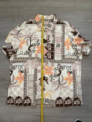 Camisa Guess Manga Corta Talla XXL Estampada