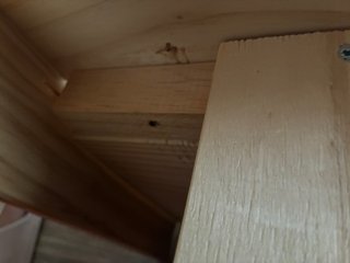 Cama con almacenaje de madera