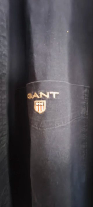 Camisa Gant Azul Hombre Talla XXL