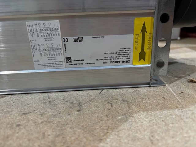 Ventilador industrial ZIEHL-ABEGG