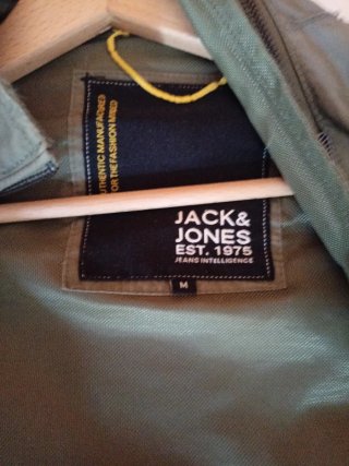 Chaqueta militar Jack Jones verde