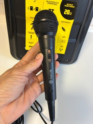 Altavoz Karaoke NGS Roller Lingo 20W + Micro