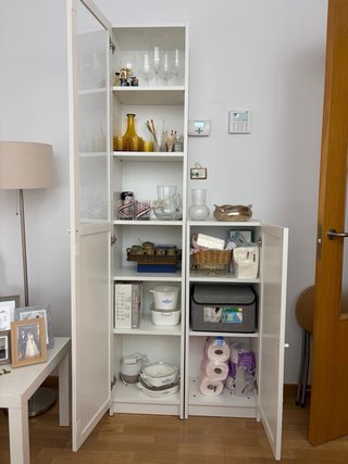 Estantería IKEA BILLY + OXBERG Blanca