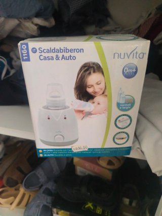 Calienta biberones coche/hogar NuVita
