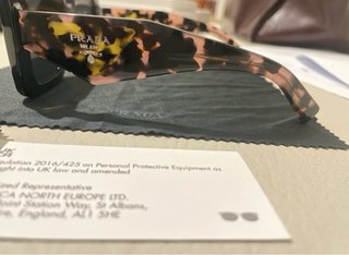 Gafas de sol Prada originales negras PR 23YS 1AB5S