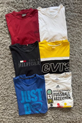 Lote 6 Camisetas Talla XL: Nike, Adidas, Levis...