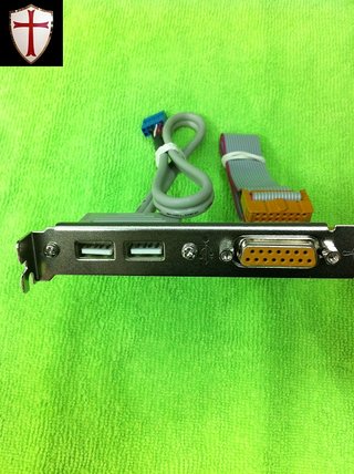 Adaptador braket game port / midi + 2 USB