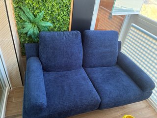 Sofá de diseño azul
