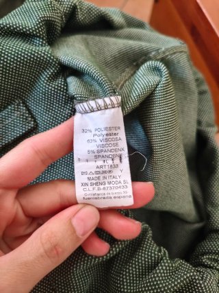 Pantalón de malla verde