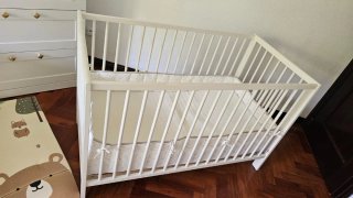 Cuna IKEA Gulliver + Colchón Ecus Care