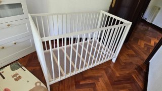 Cuna IKEA Gulliver + Colchón Ecus Care