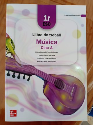 Libro Música Clau A 1r ESO Llibre de treball