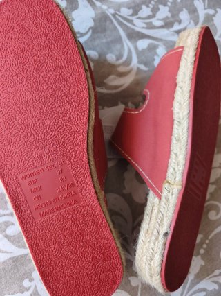 Sandalias esparto con hebillas