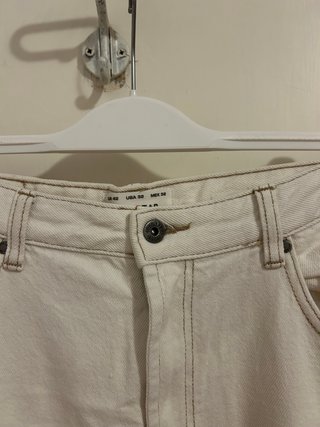 Jeans bianchi Pull&Bear taglia 42 wide leg
