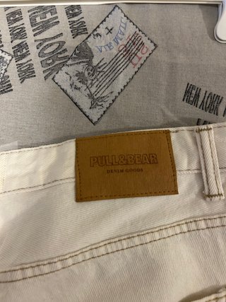 Jeans bianchi Pull&Bear taglia 42 wide leg