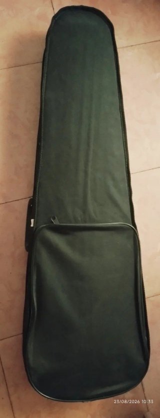 Violín con estuche con almohadilla y colofonia
