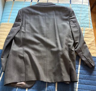 Traje gris ojo de perdiz Tallas grandes