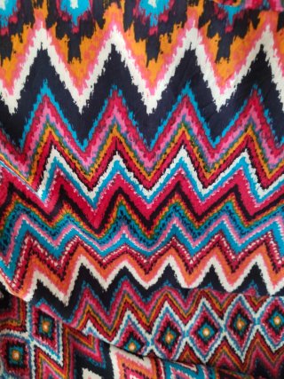 Blusa Multicolor Zigzag Talla 50