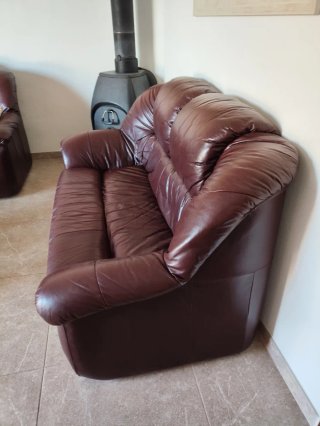 Sofa piel
