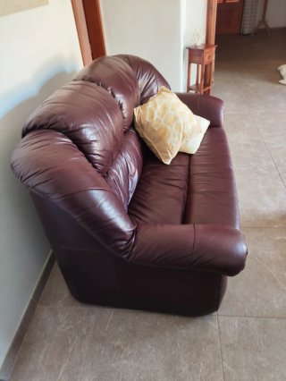 Sofa piel